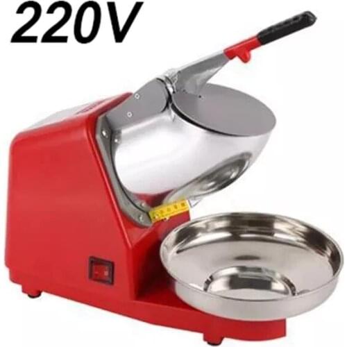 110V/220V Electric Ice Crusher Smoothie Shaver Snow Cone Ice Block Breaking Grinder Machine Commercial Ice Slush Sand Maker