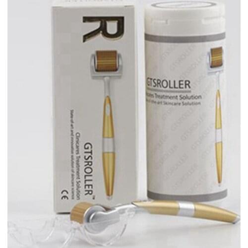 FDA GTS 192 Derma Roller Microneedle 0.2/0.25/0.3mm Needles Length Titanium Dermoroller For Face Hair Growth Anti Age