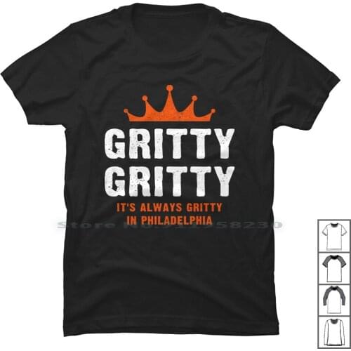 Gritty Gritty T Shirt 100% Cotton Philadelphia Sports Philly Mascot Hockey Ascot Scot Fish Sports
