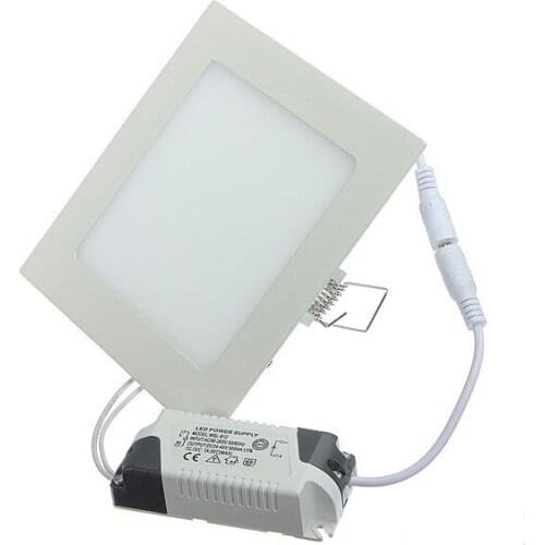 25W Square LED Panel Light Recessed Kitchen Bathroom Ceiling Lamp AC85-265V LED Downlight Warm White/Cool White Free shipping