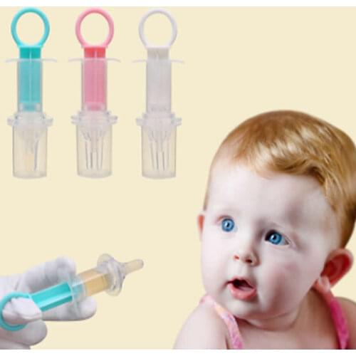 Baby feeding spoons device juice toddler syringe baby medicine baby squeezing nipple feeding device nipple child equipment spoon