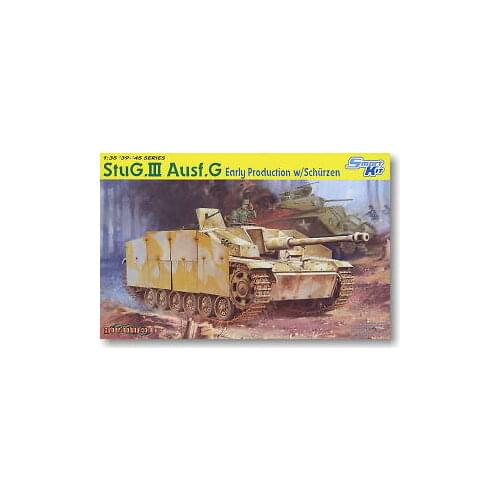 1/35 scale model Dragon 6365 StuG.III Ausf.G gun pre-type and additional armor
