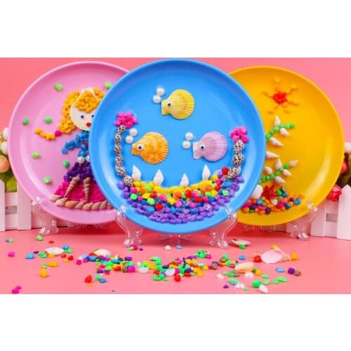 DIY Shell Painting Set Manual Material Package Crafts Supplies Creatives Handmade For Kids Children ALI88