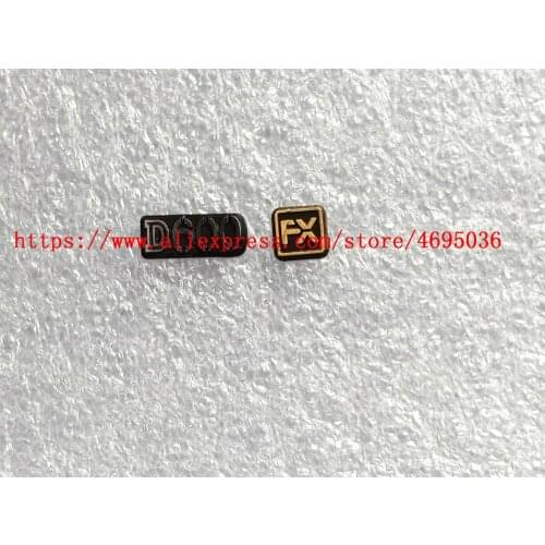 Original decorate Rubber repair parts for Nikon D600 SLR camera logo