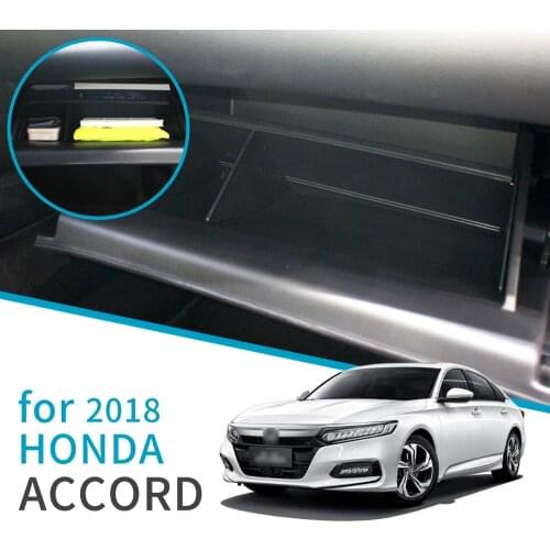 Smabee Car Glove Box Interval Storage Box for Honda Accord 2018 2019 Inspire Accessories Console Central Co-pilot Storage Box