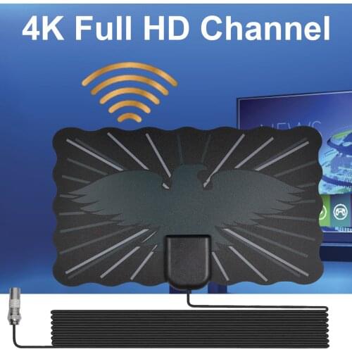 HDTV Antenna 2000 Miles Range Antenna Amplifier Support DVB-T2 Support 4K TV Stick Digital Indoor HDTV Signal Receiver Amplifier