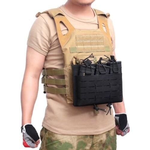 DEWO Tactical Hunting Mag Holster Molle Pouch Triple Magazine Pouch Military Vest Molle Pack Accessories Bag 5 Colors