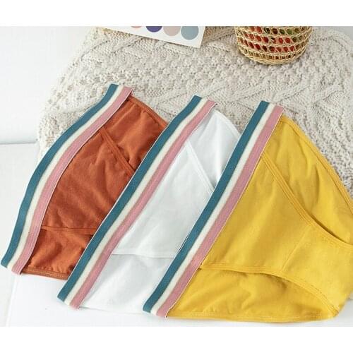 CHRLEISURE Thin and Light Panties Female Sexy Ventilation Womens Mid-Rise Underpants Elastic Seamless Ladies Briefs