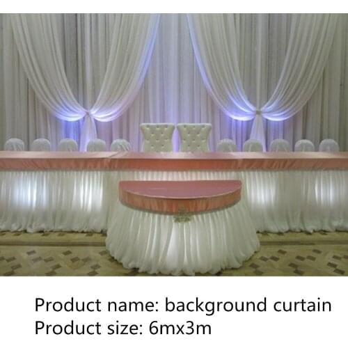 3M*6M ice silk wedding backdrop curtains with silver Sequin Drape swag for Wedding Decor Prop Backdrop Decorations DHL delivery