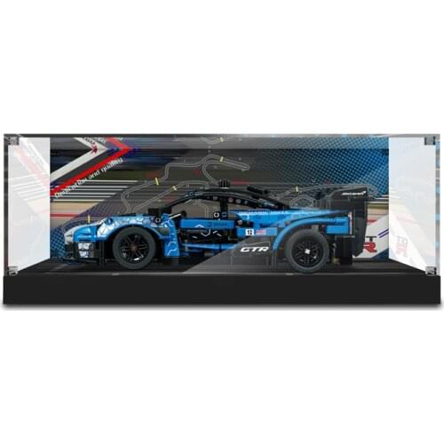 Acrylic Display Case Box For 42123 Senna GTR 40cm Dustproof Clear Model Show Box Diy Display Case Storage Box