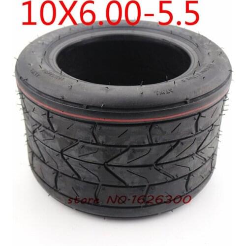 Free shipping Good quality 10 inch widened tire 10x6.00-5.5 for motorcycle vacuum Road tire tubeless tire wheel