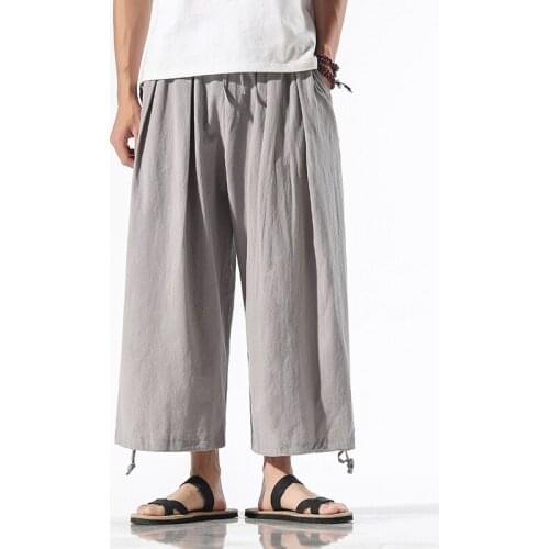Cotton Pants Men Joggers Mens Pants Ankle-Length Streetwear Harem Pants Men Trousers Big Size 5XL 2020 Sweatpants Dropshipping