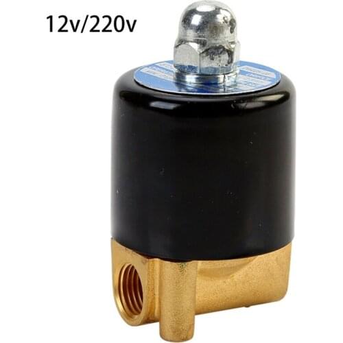Electric Solenoid Valve 1/4Inch DN8 Normally Closed Pneumatic For Water Oil Air
