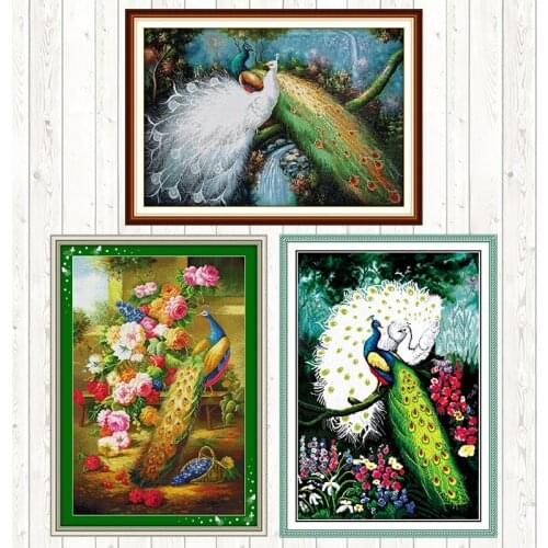 Joy Sunday Needlework Embroidery Patterns 14ct 11ct Count Print Canvas DIY Crafts Embroidery Kit Home Decor Cross Stitch Package