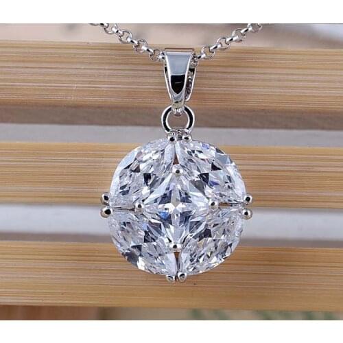 New Listing CZ Pendant Necklace Zircon Necklace for Women Pendant Necklace