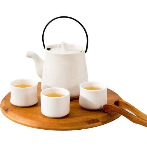 Wholesale custom white elegant porcelain tea set ceramic tea set for afternoon tea