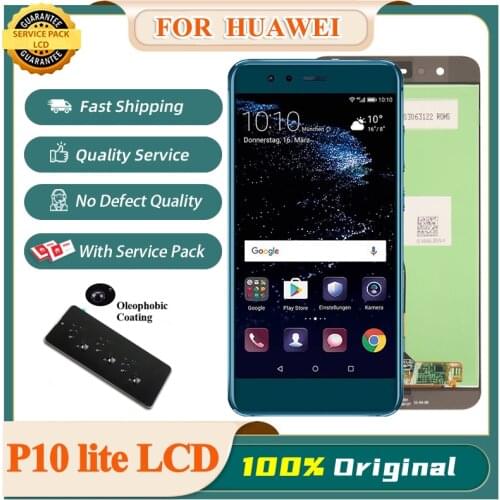 Original AAA 5.2'' LCD With Frame For HUAWEI P10 Lite Lcd Display Screen For HUAWEI P10 Lite WAS-LX1 WAS-LX1A WAS-LX2 WAS-LX3