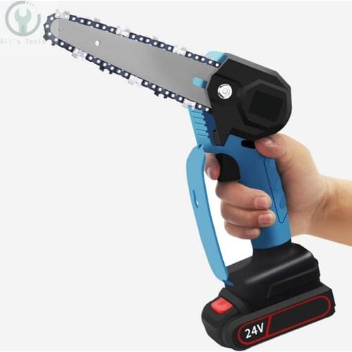 36V Mini 6 Inch Chainsaw Upgrade One-handed Cordless Electric Pruning Saw for Fruit Tree Garden Branch Shears Wooden Cutting