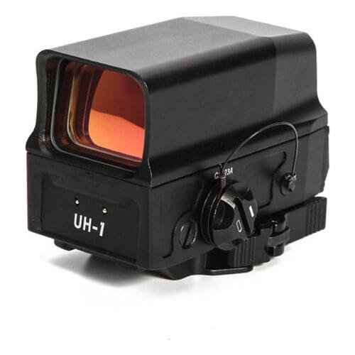 Red Dot AR 15 Rifle Scope Tactical UH-1 New Rechargeable Port 20mm Rail Mount HD Anti-vibration