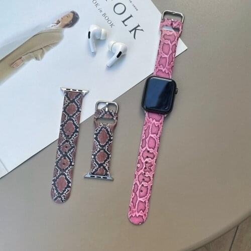 Ins Vintage IMD Strap For Apple Watch Band 44mm 40mm 38mm 42mm Silicone Smartwatch Watchband Bracelet IWatch 3 4 5 6 Se Band