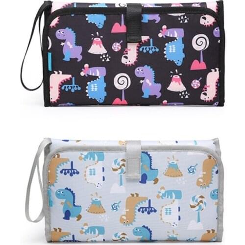Newborns Foldable Waterproof Baby Diaper Changing Mat Portable Changing Pad Diaper Diaper Baby Changing for Home Travel 24BE