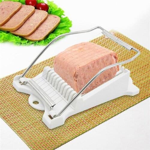 Wonderlife Meat Slicer Egg Slicer Cutter Stainless Steel Cutting Wires Fruits Ham Slicer Multipurpose Slicer Kitchen Gadget