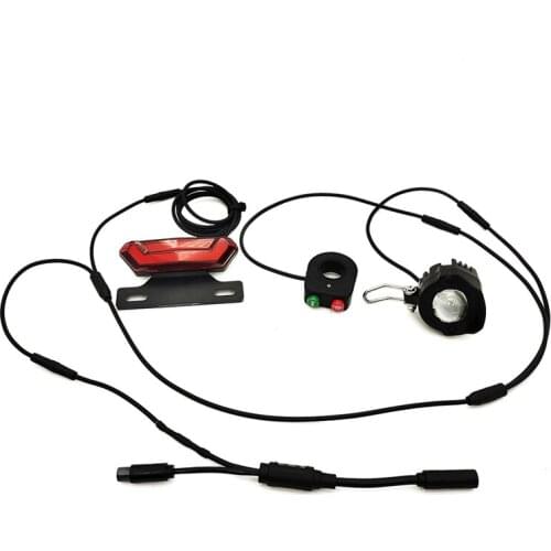 Ebike Light Led for Full Range Bafang BBS01 BBS02 BBSHD Mid Motor Electric Bike Waterproof Line Integrated Light Group