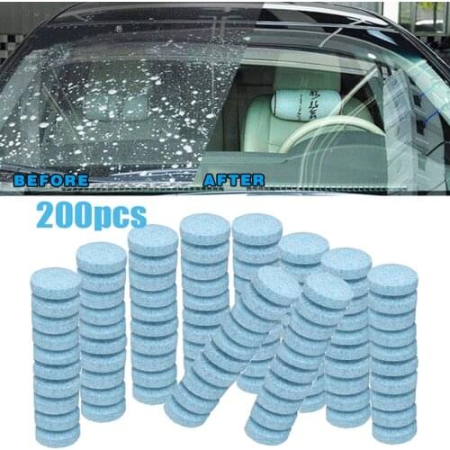 50-200pcs Car Glass Washer Car windshield Glass Washer Cleaner Pill Compact Effervescent Tablets Windows Repair Car Accessory