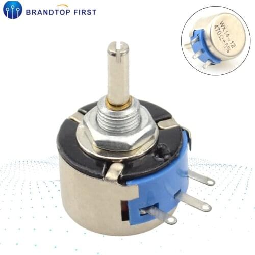 WX14-12 3W lap wirewound potentiometers 100 220 470 Europe 1K 10K