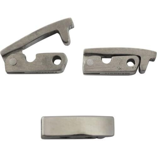 12PCs Watch Band Clasp Solid Link Fold Over Single Clasps