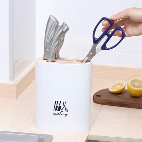1PC Plastic Multifunctional Knife Holder Multi-Kinetic Energy Kitchen Storage Tool Gadget Kitchen & Home & Dining Accessories