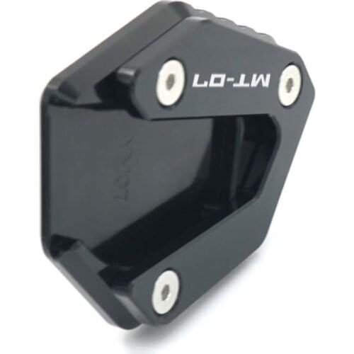 2020 Stand Extension Support Plate For YAMAHA MT-07 MT07 FZ-07 FZ07 Tracer700 Tracer 700 Side enlarger pad CNC Black