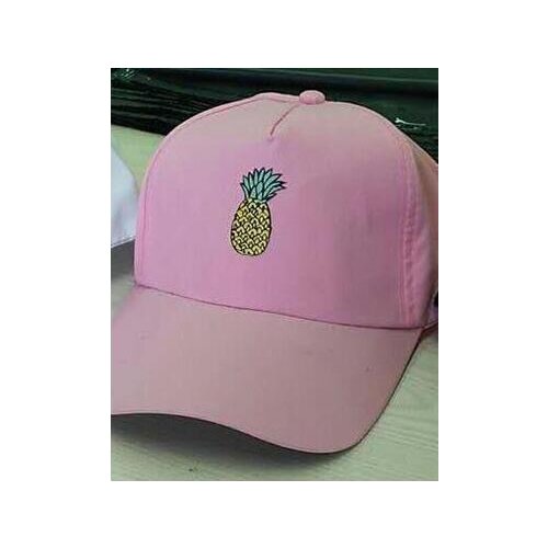 50pcs/lot fedex fast woman man summber pineapple baseball cap unisex canvas adjustable pineapply sun cap 3colors