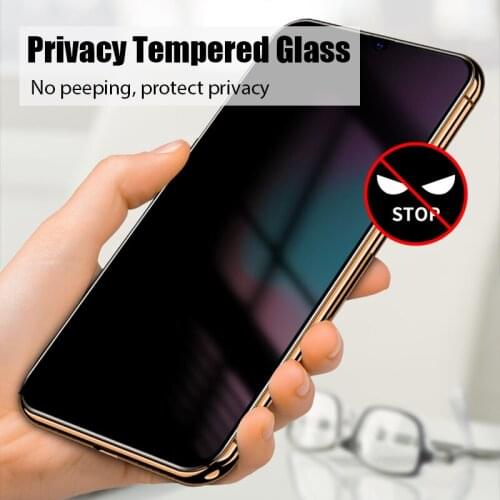 Anti-spy Safe Screen Protector for Galaxy A21S M10 M11 M20 M40 9D Privacy Phone Glass for Samsung A51 A71 A41 A31 A21 A11 A01