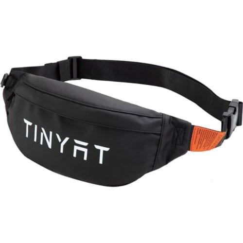 Men Women Letters Print Large Fanny Pack Waterproof Outdoor Sports Running Waist Bag Pouch Adjustable Nylon Handbag