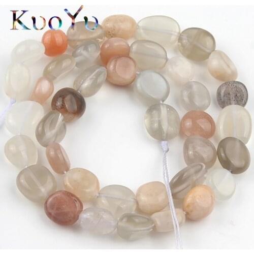 7-10mm Natural Irregular Colorful Sunstone Beads Round Loose Spacer Bead For Jewelry Making Diy Bracelet Accessories 15"Inches