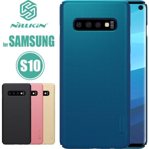 For Samsung Galaxy S10 Case Nillkin Ultra Slim Hard PC Back Covers Super Frosted Shield for Samsung S10 Case Coque Phone Bag