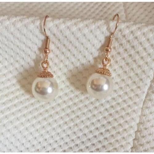 Ey217 Fashion simple imitation Pearl earrings Pendant Female charm jewelry 2018 hot sale