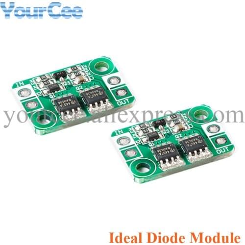 2pcs DC 3-30V Ideal Diode Module Battery Charging Charger Anti Reverse Connection Power Protection Board Module 4A Common Ground