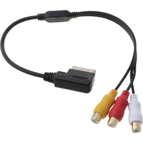AMI To 3 RCA Phono Audio Video Music AV Video Cable Lead For Audi A3 A6 A8 Q7 S7