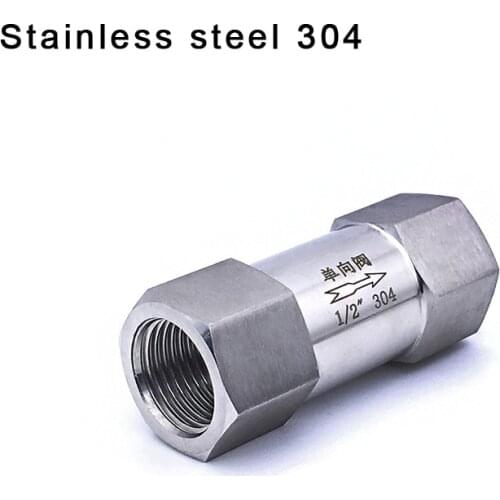 Combined Modular check valve 1/4" 3/8" 1/2" 3/4" 1" SS304 stainless steel Grinding one way Separate check valve Full bore valve