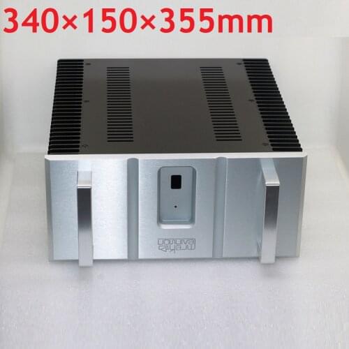 Handle Aluminum Chassis DIY Rear Class A Box Power Amplifier Supply Enclosure Big Size Preamp Headphone JC3 3415 W340 D155 D355