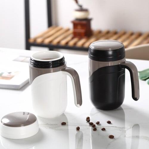 Mug Ceramic Coffee Cup Office Insulation Keep Cool Tea Cup Water Bottle With Handle Lid Vacuum Flask Tumbler for Men Gift