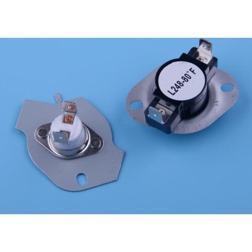 LETAOSK 2Pcs Dryer Thermal Thermostat Fuse Fit For Whirlpool Roper Kenmore 279769 3390291 3977394