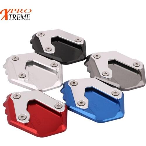 Motorbike Aluminum Foot Pad Side Stand Kickstand Support Plate Parts For BMW R 1200 R1200 GS LC 2013 2014 2015 2016 2017