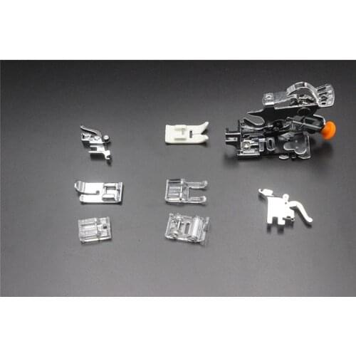 8Pcs Pressure Foot Set Of High-Grade Plastic Box Packaging Household Sewing Machine Accessories