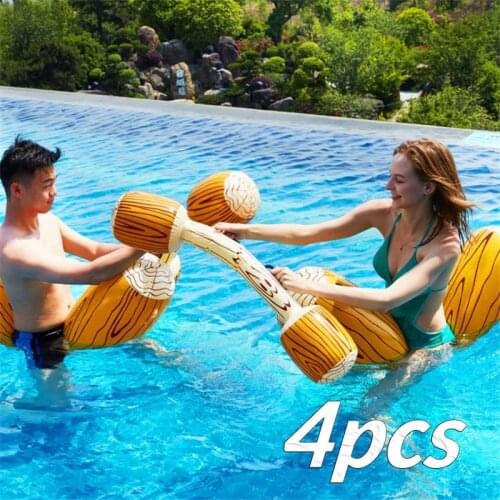 Inflatable Joust Swimming Ring Pool Float Game Toys Water Sport Plaything For Children Adult Party Supply Gladiator Raft
