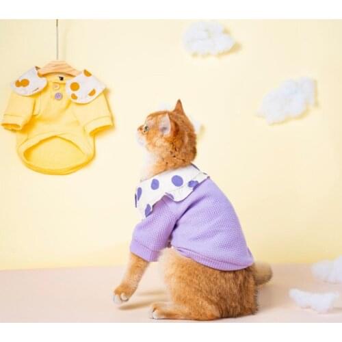 Cat Clothes for Small Cats Clothing Pet Dog Cat Coat Cotton Jacket Clothes for Cats Chihuahua Pet Outfit