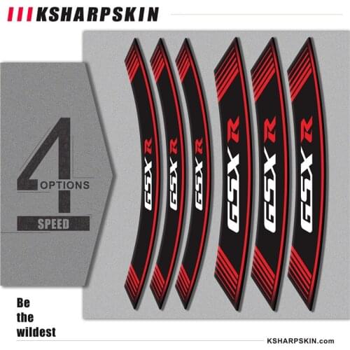 New motorcycle 8X personality creative inner circle applique wheel is especially suitable for SUZUKI GSXR