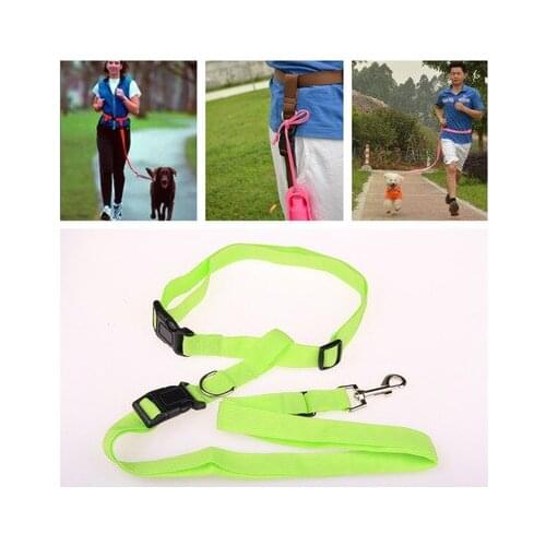 Great Easy Adjustable Handsfree Dog Pet Walking Running Jogging Lead Leash Waist Belt Chest Strap Gift Hot Sale
